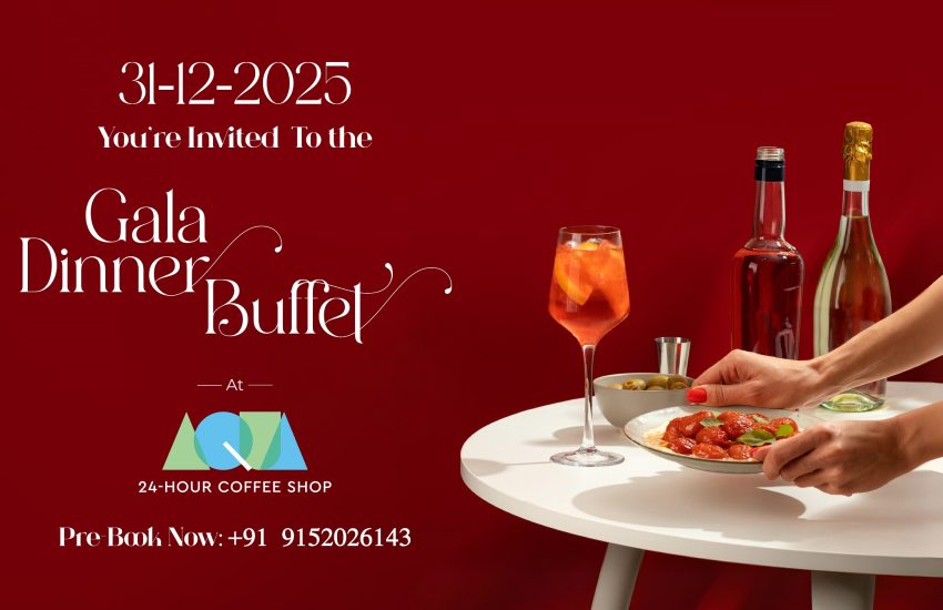 Grand Gala Dinner Buffet at AQUA, Sun N Sand Hotel
